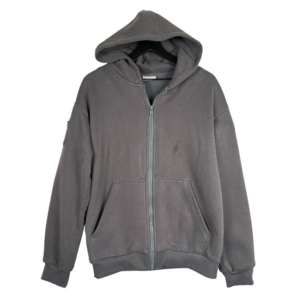 Comfrt Cloud Zip Up Hoodie Gray Mega - M